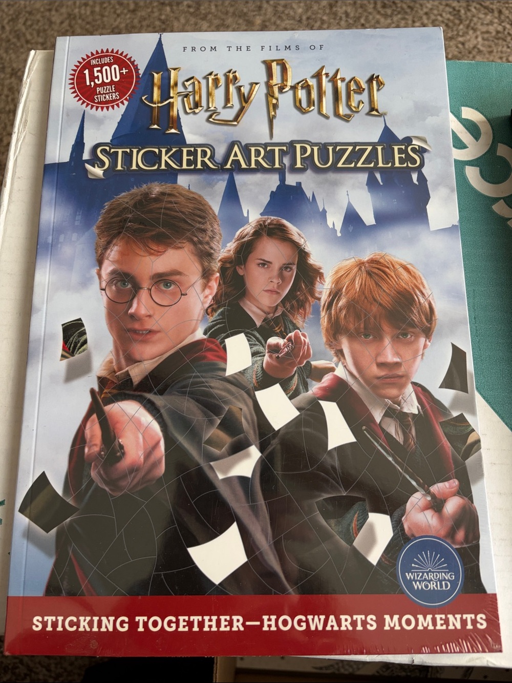 Warner Bros. Harry Potter Sticker Art Puzzles - Blue, Red, White
